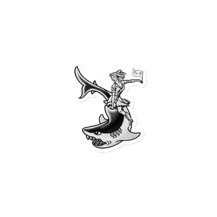 Shark Rider Magnet product image (1)
