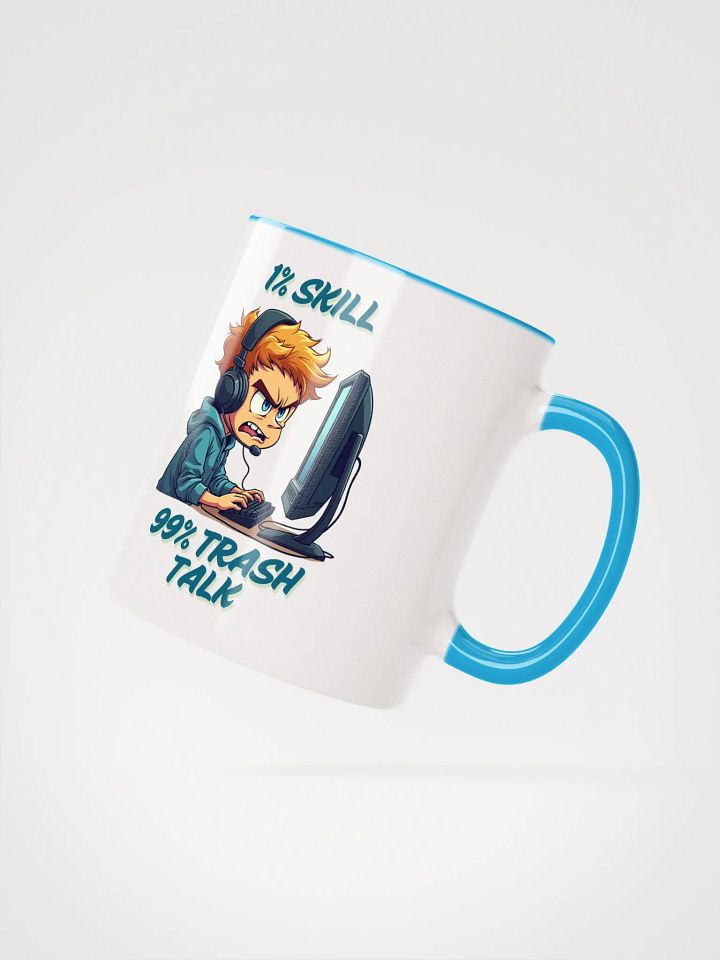 1% Skill, 99% Trash Talk Gamer Mug product image (23)