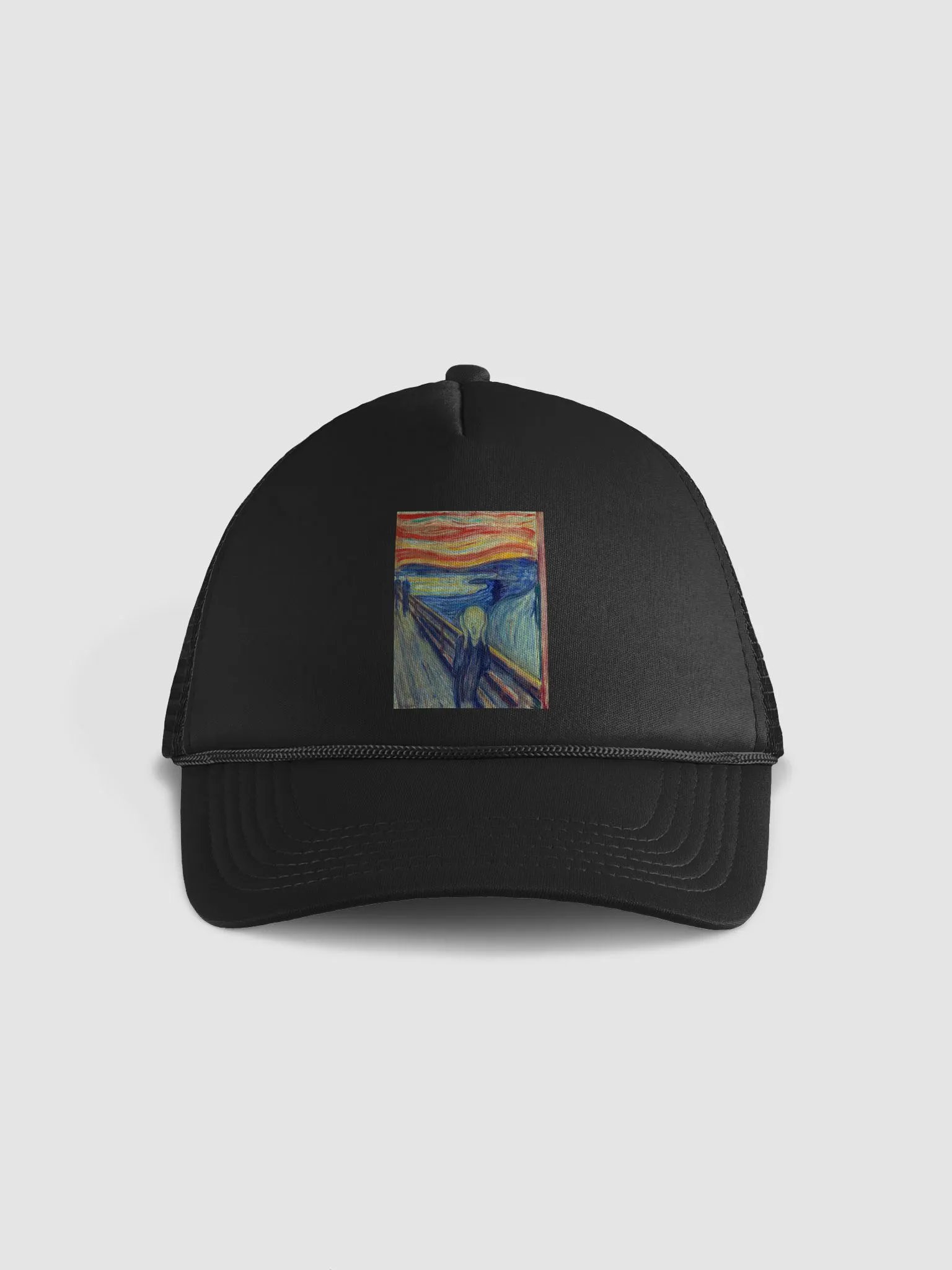 Edvard Munch The Scream Printed Foam Trucker Hat product image (2)