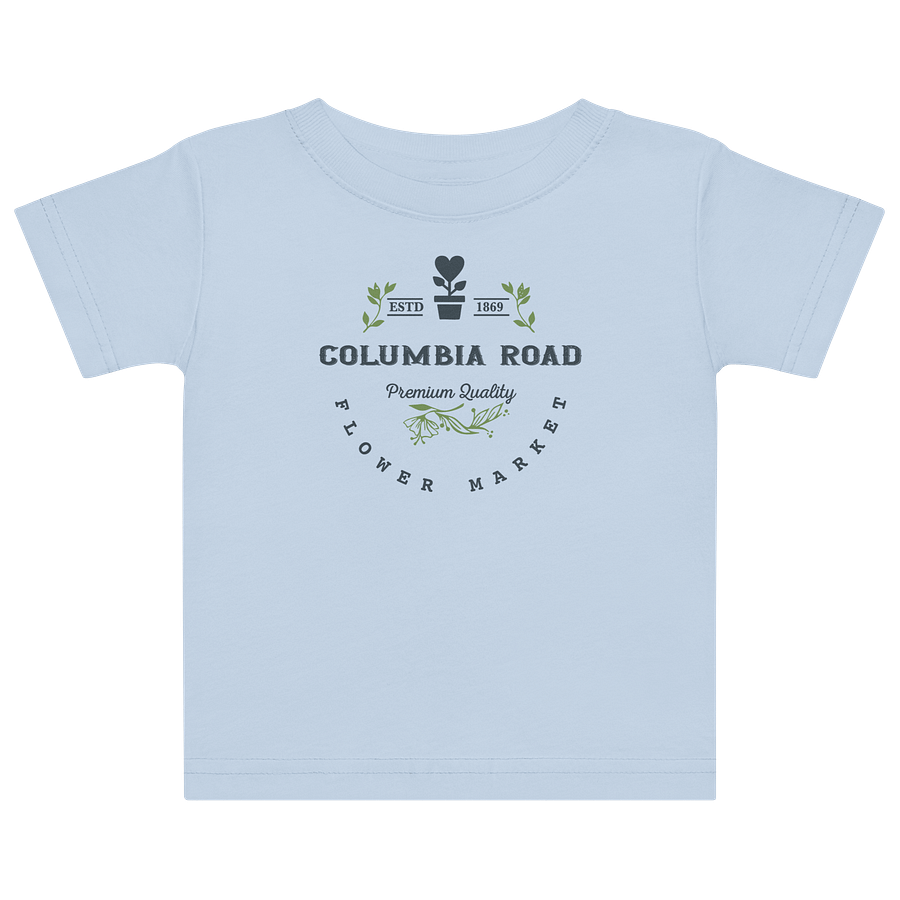 Columbia Road Market Baby T-Shirt (Blue) product image (1)
