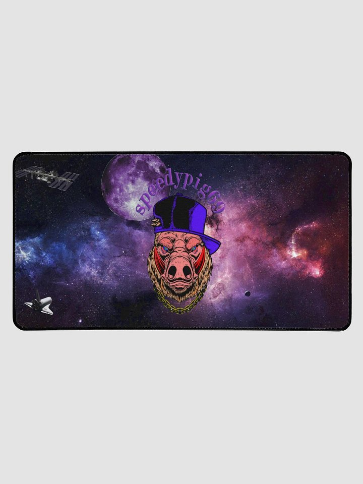 Cosmic Pig Top Hat Desk Mat product image (1)