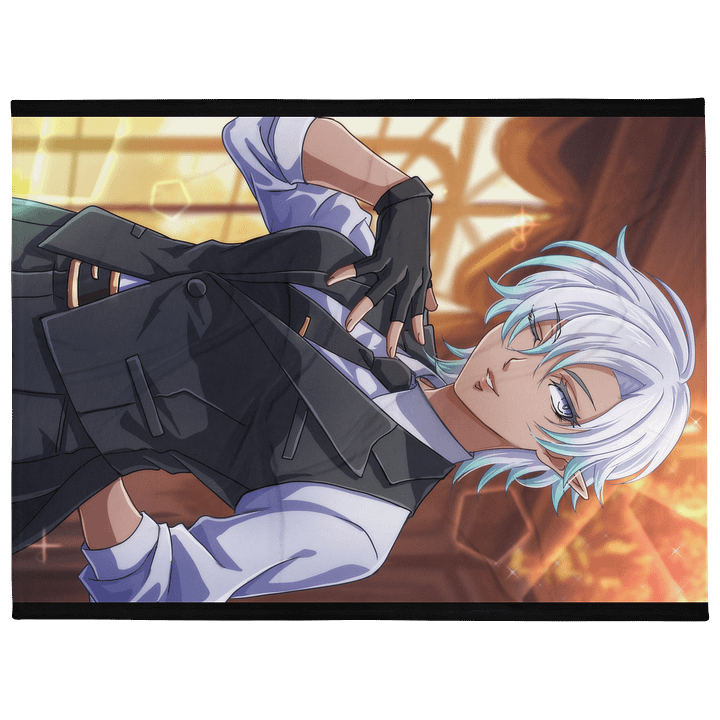 "Twilight Attire: The Butler’s Oath" Printed Throw Blanket product image (1)