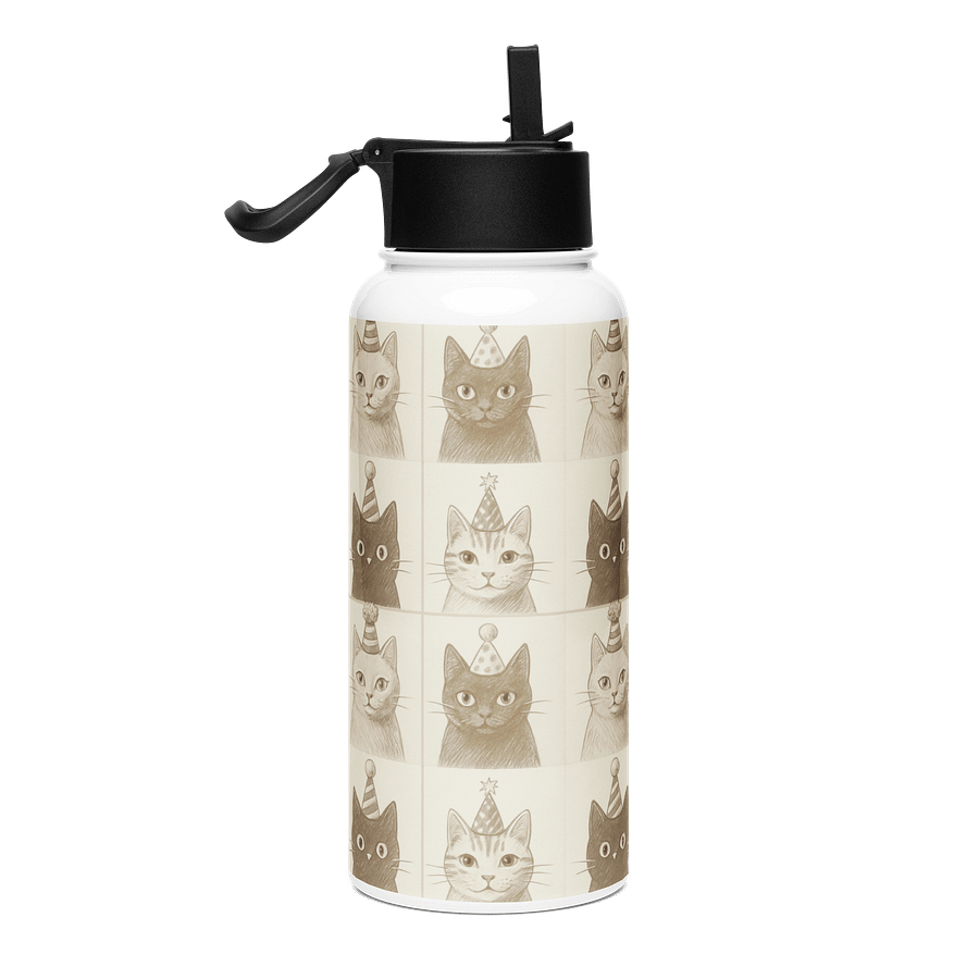 Meow Mixer Stainless Steel Water Bottle product image (4)