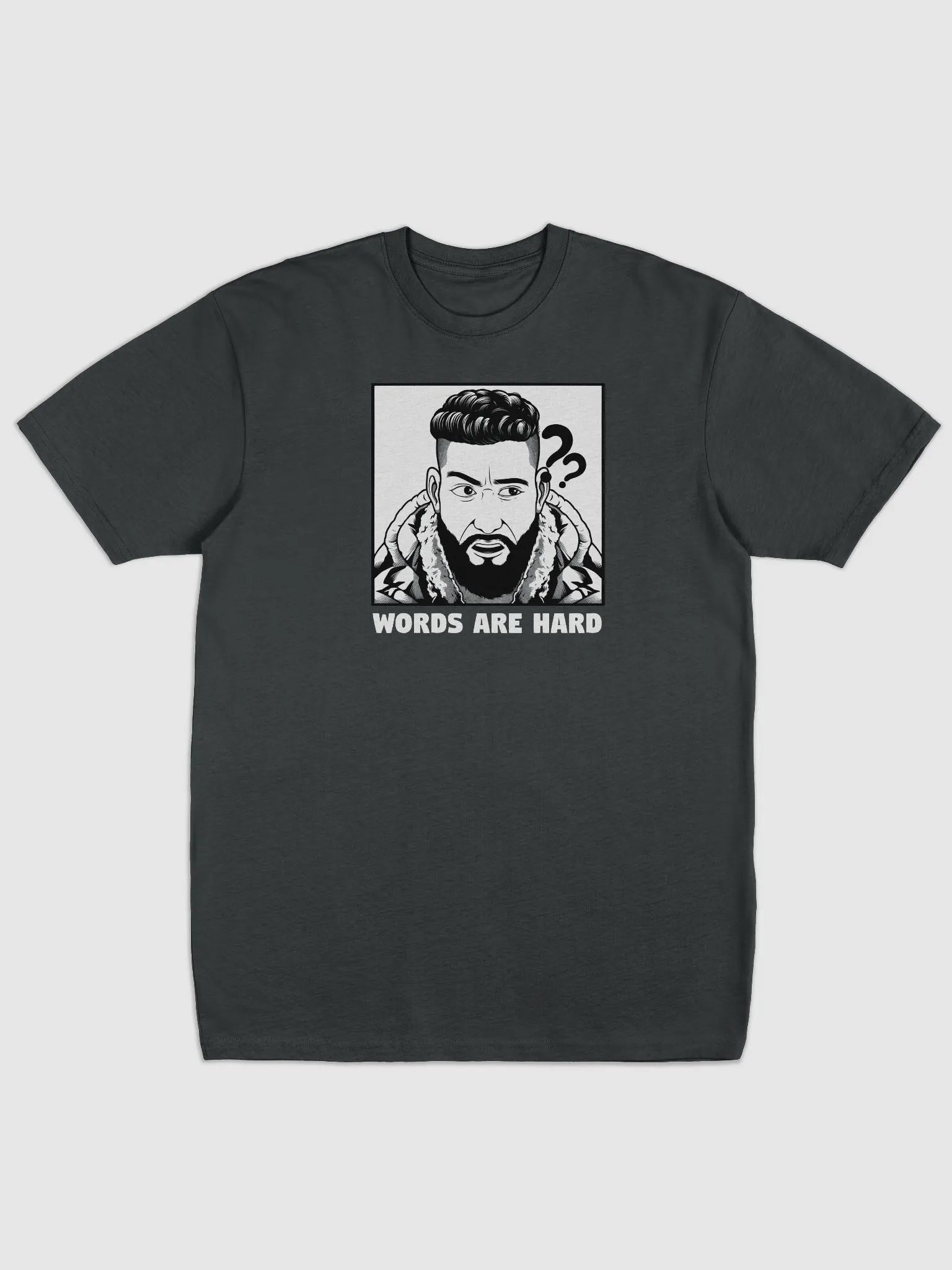 [Limited Edition] 'Words are hard' Heavy Tee (Front Design) product image (1)