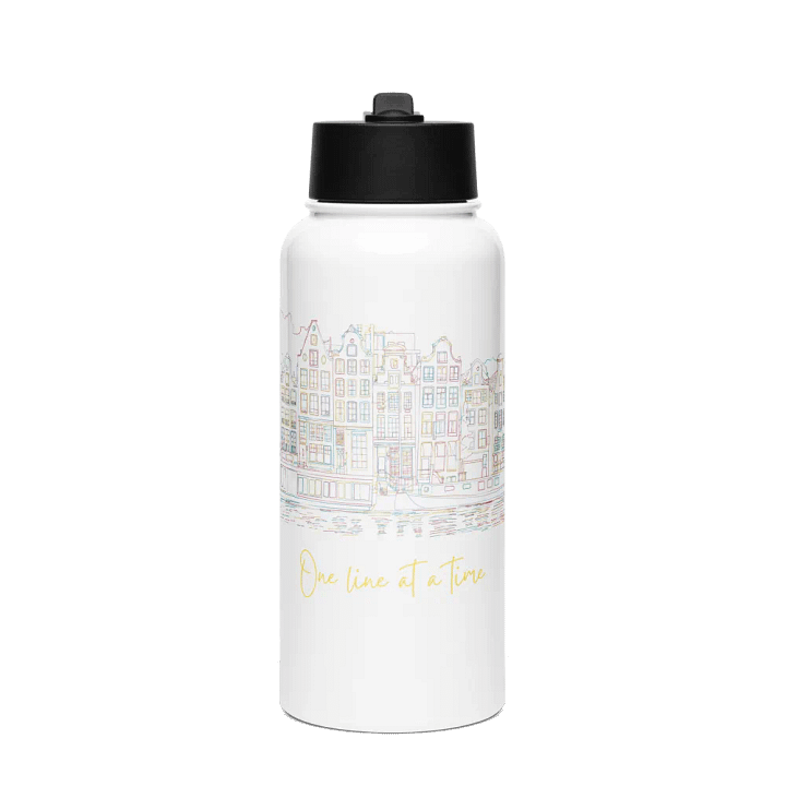 One Line at a Time | Stainless Steel Water Bottle product image (1)