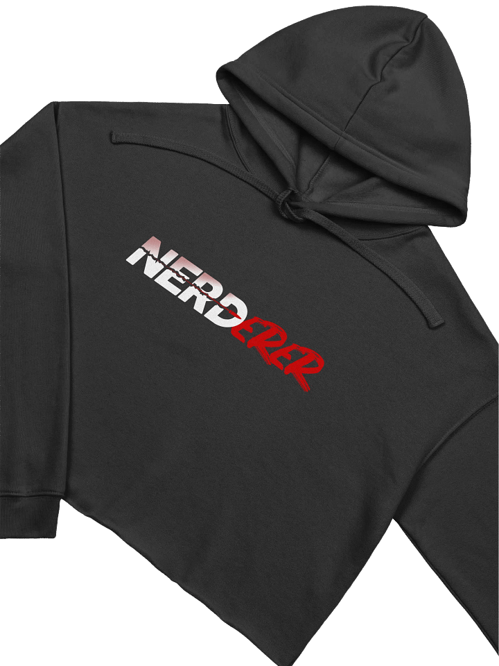 NERDerer Crop Hoodie (Dark) product image (2)
