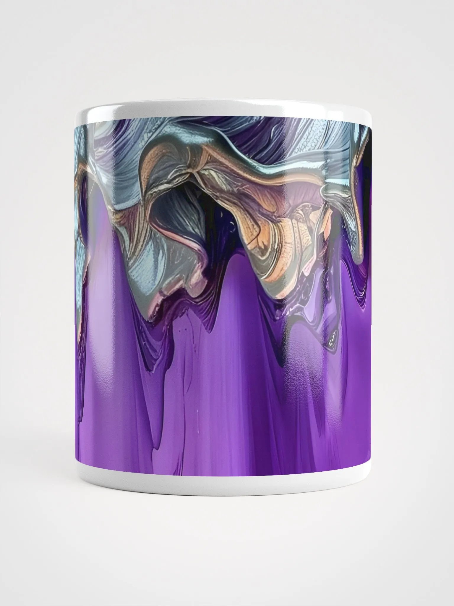 Purple & Metallic Painted Mug product image (2)
