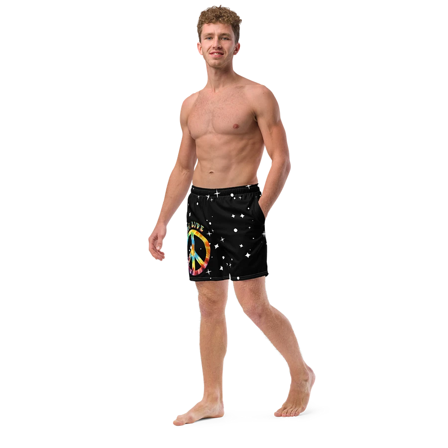 Peace and Love among the stars swim trunks product image (13)