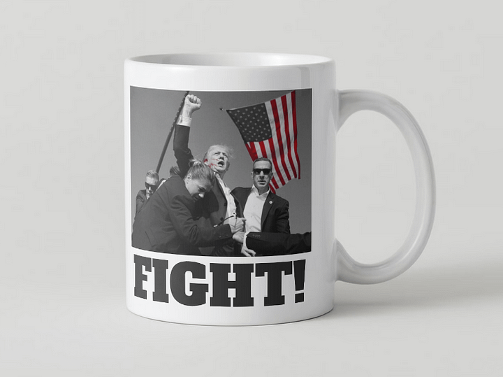 FIGHT Coffee Mug Trump Large Size product image (2)
