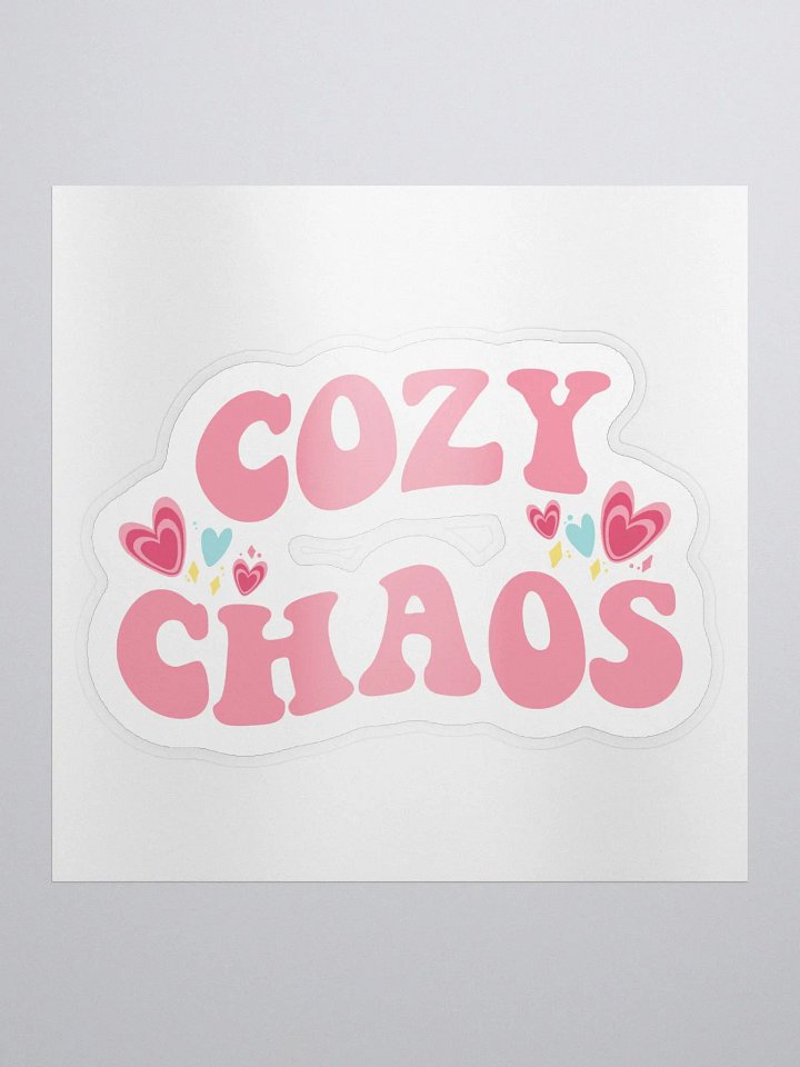 Cozy Chaos Sticker product image (1)