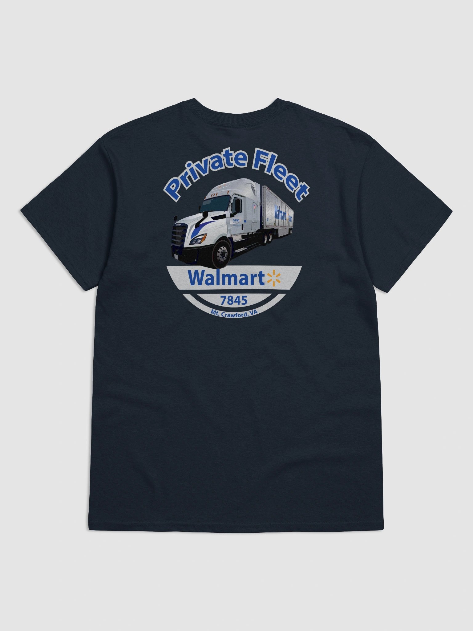 7845 Mt. Crawford Walmart Private Fleet tshirt product image (1)