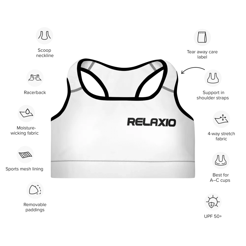 Relaxio Print Padded Sports Bra product image (4)