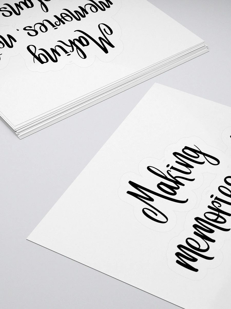 Making memories, not plans Sticker product image (10)