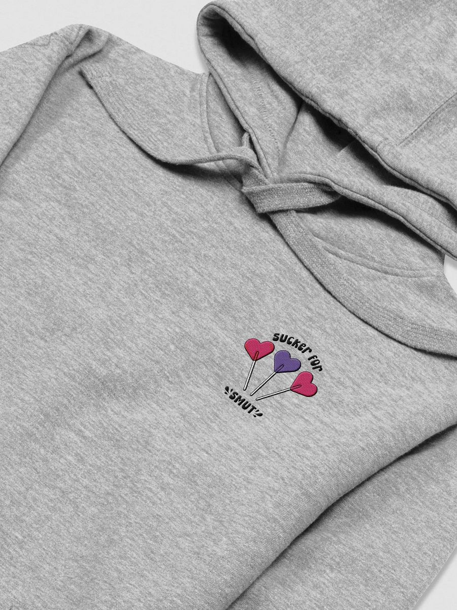Sucker For Smut Embroidered Hoodie Black Logo product image (9)