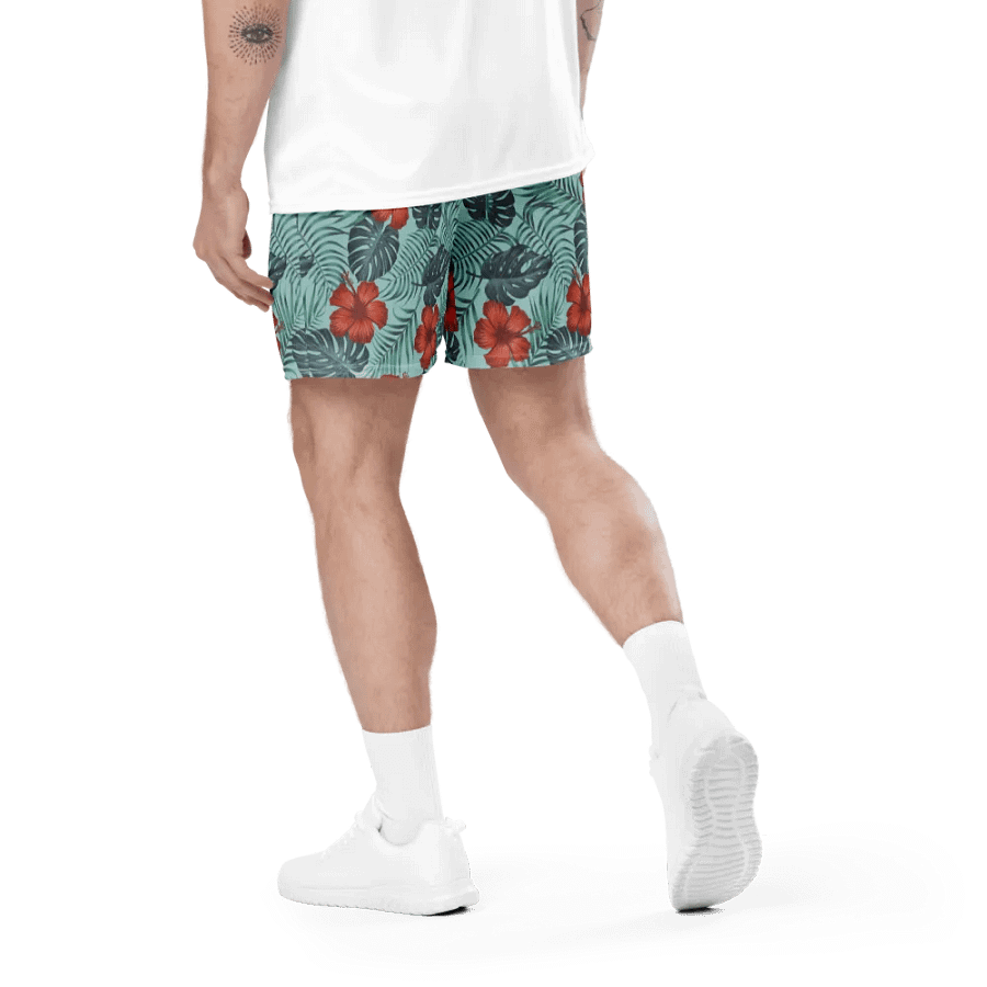 Palm Paradise | Recycled Unisex Mesh Shorts product image (4)