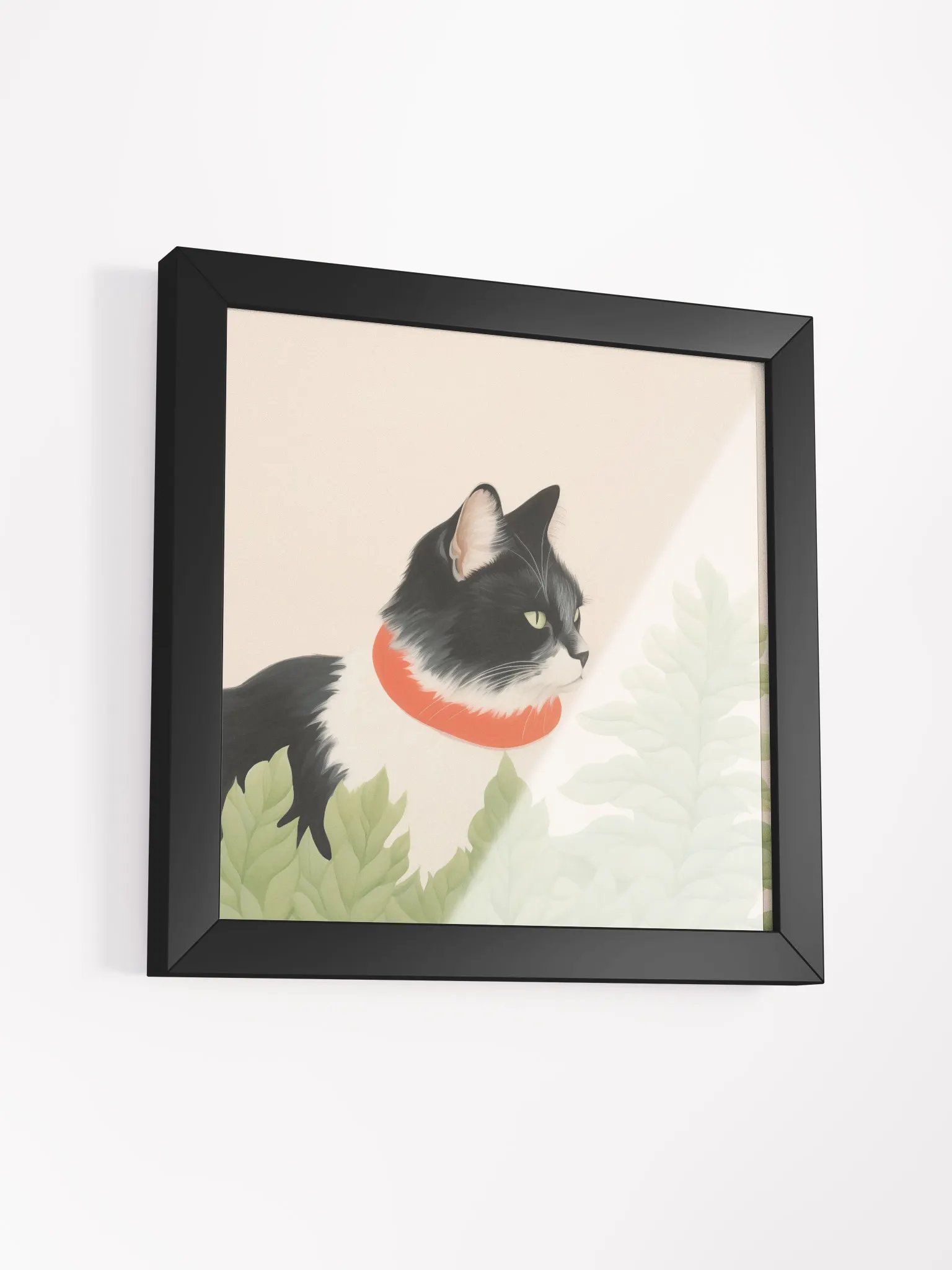 Whiskers and Leaves Framed Matte Poster product image (19)