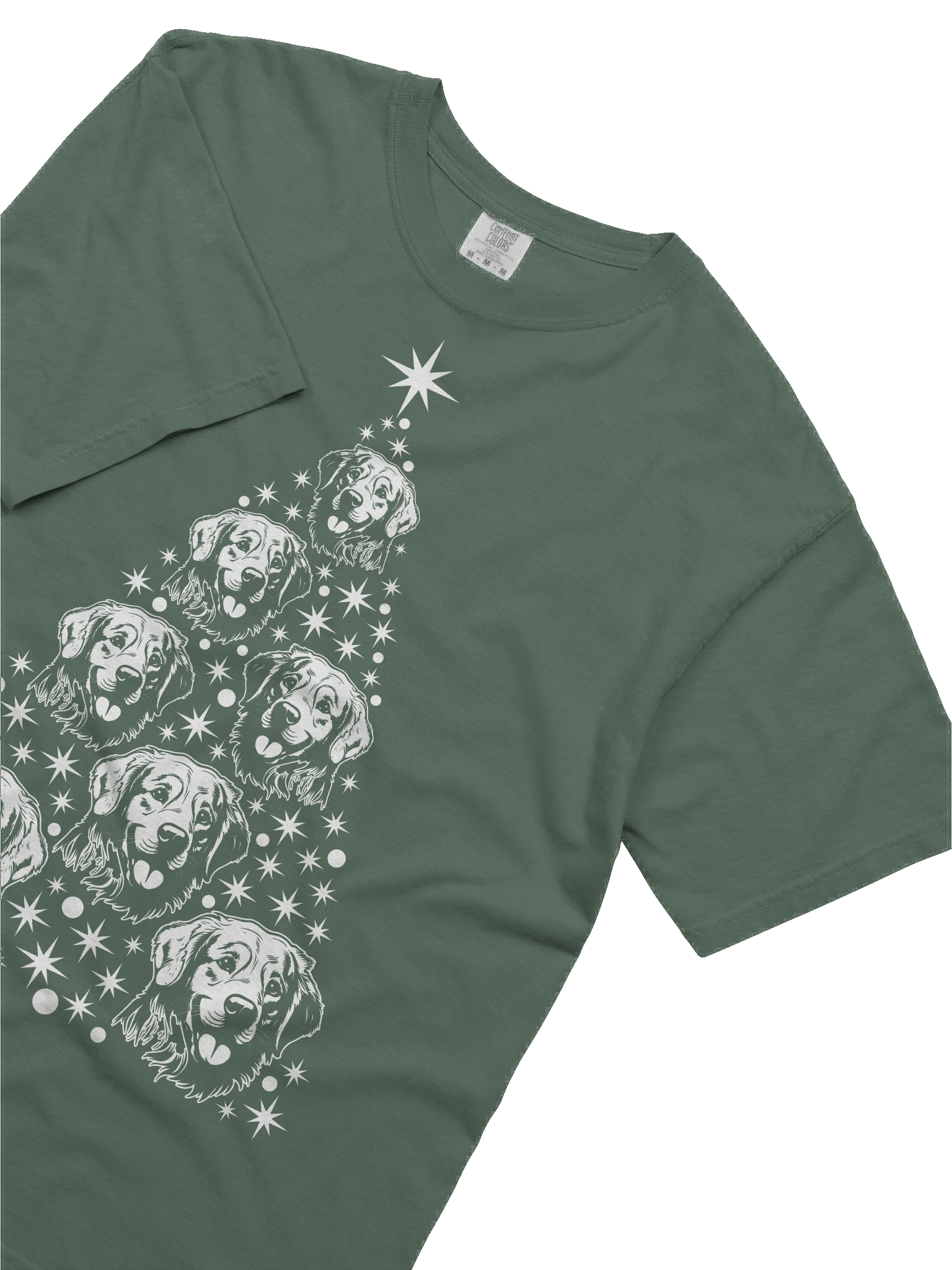 Golden Retriever Christmas Tree T-Shirt product image (7)