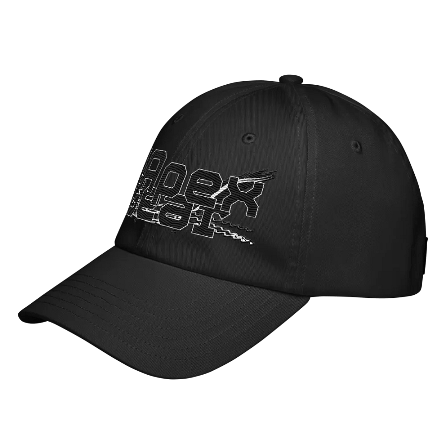 Black HApex Gear White Logo - Embroidered - Dad Hat product image (4)