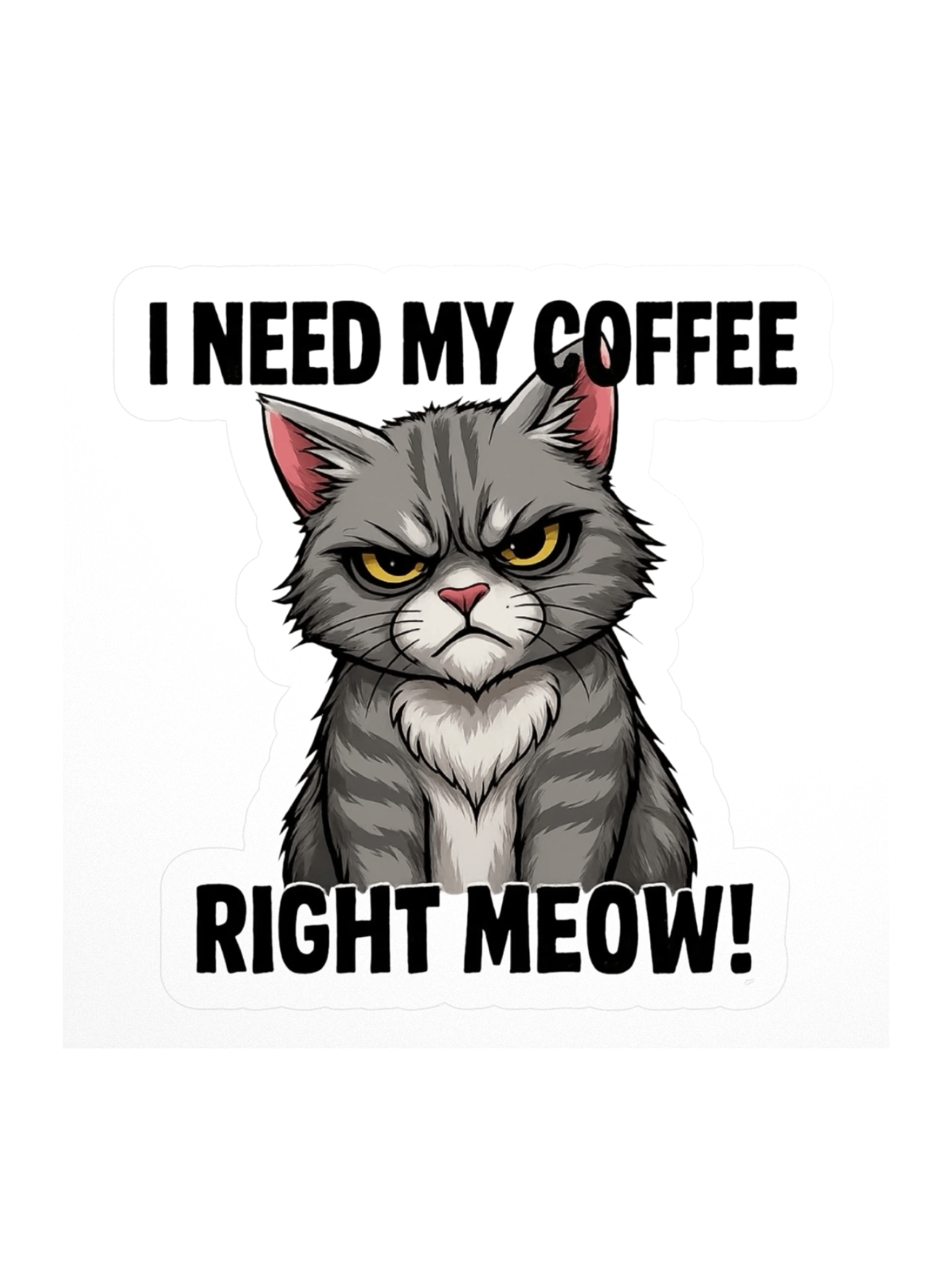 I NEED MY COFFEE STICKERS product image (1)