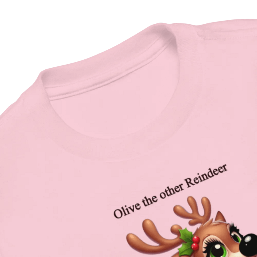 Toddler Official Christmas 'Olive the other Reindeer' Bella+Canvas Toddler T-Shirt product image (9)