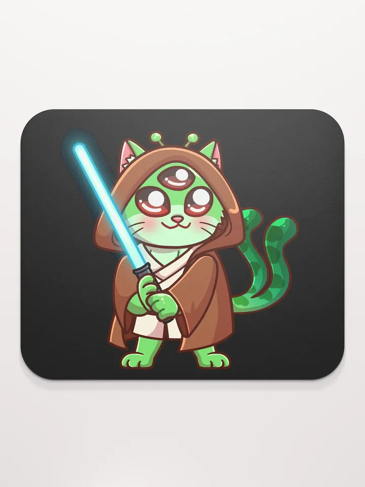 Cosmos Cat Jedi Mouse Pad (SM) product image (2)