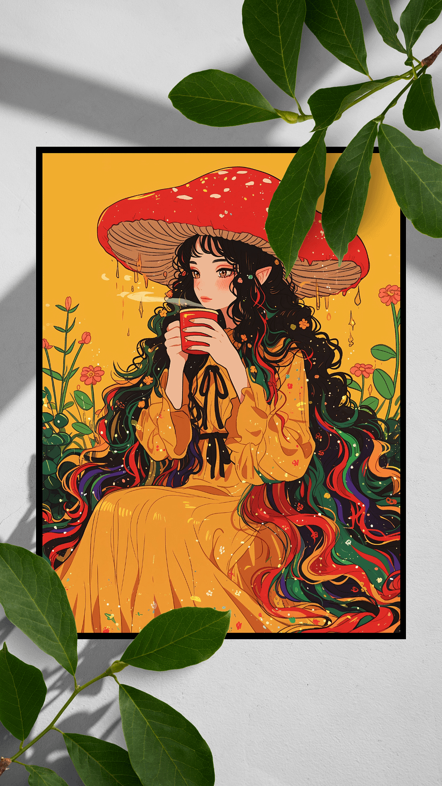 Toadstool Fae on Matte Paper Poster product image (1)