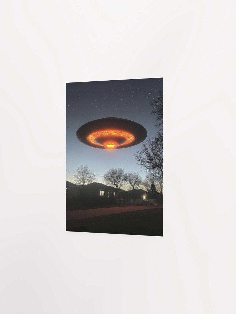 The Truth is Out There / The X-Files photo of UFO — sci-fi poster, movie art, I want to believe poster, space print, aliens wall decor product image (7)