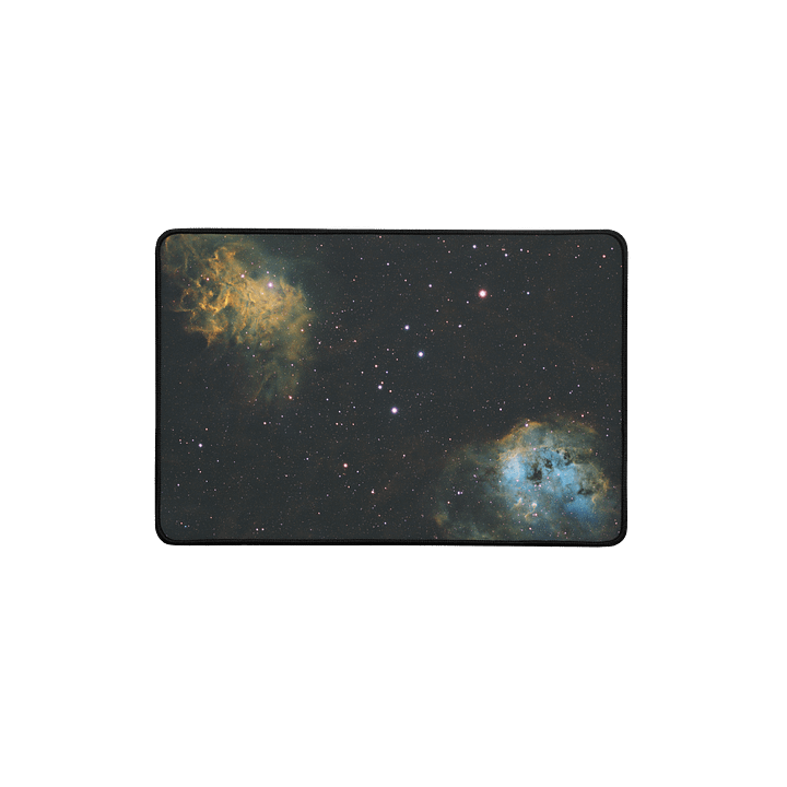 Flaming Star and Tadpole Desk Mat product image (1)
