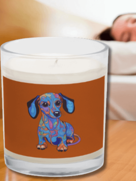 Psychedelic Dachshund #1 - Soy Candle product image (2)