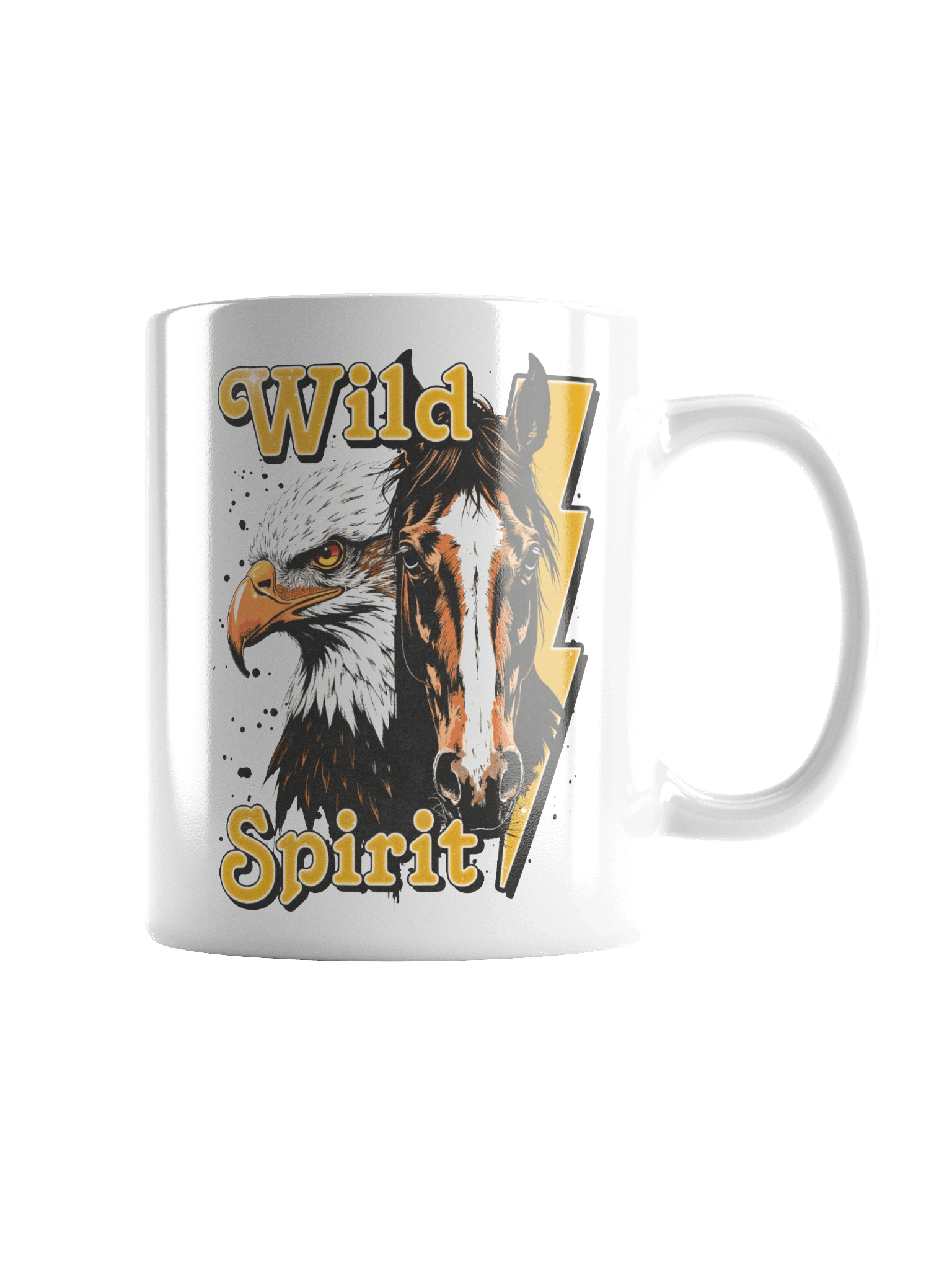 The "Wild Spirit" Eagle & Horse Mug product image (3)