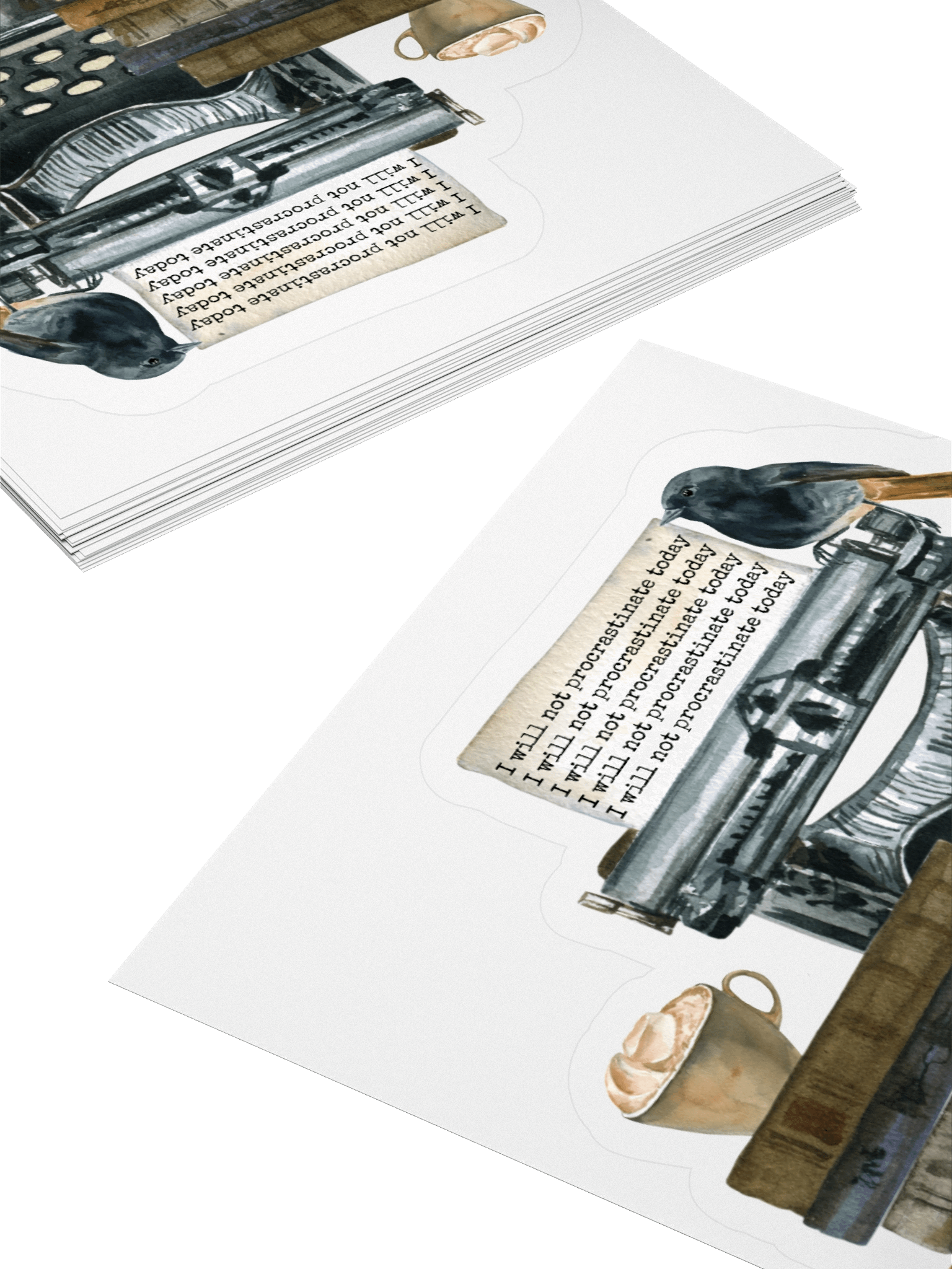 I Will Not Procrastinate Today Sticker product image (4)