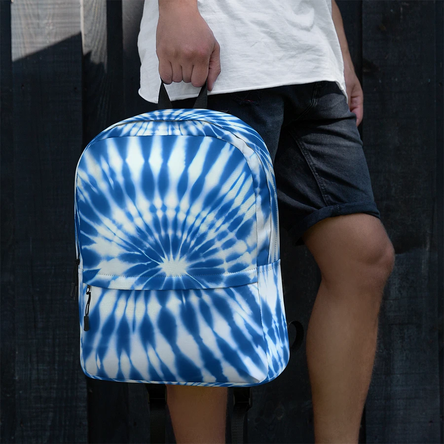 Tie Dye #17 - Blue & White - Backpack product image (11)