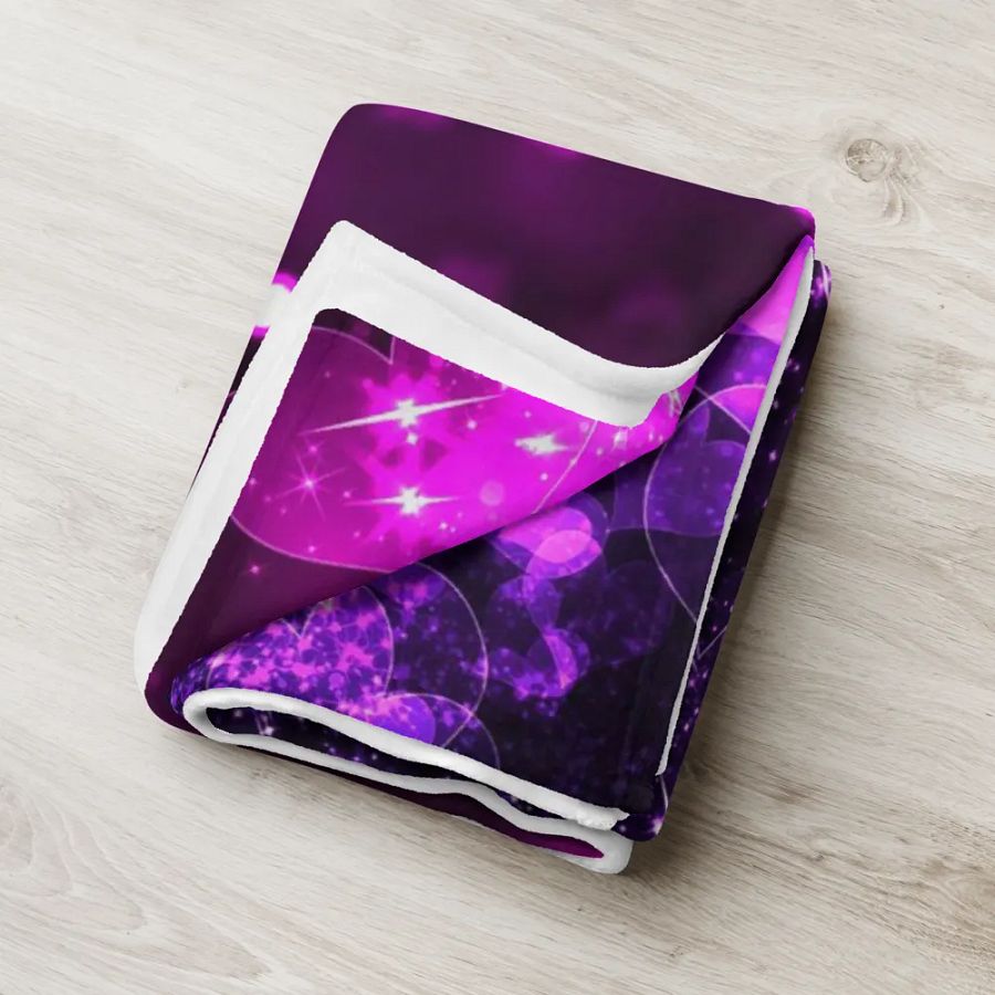 Bokeh Hearts Throw Blanket product image (18)