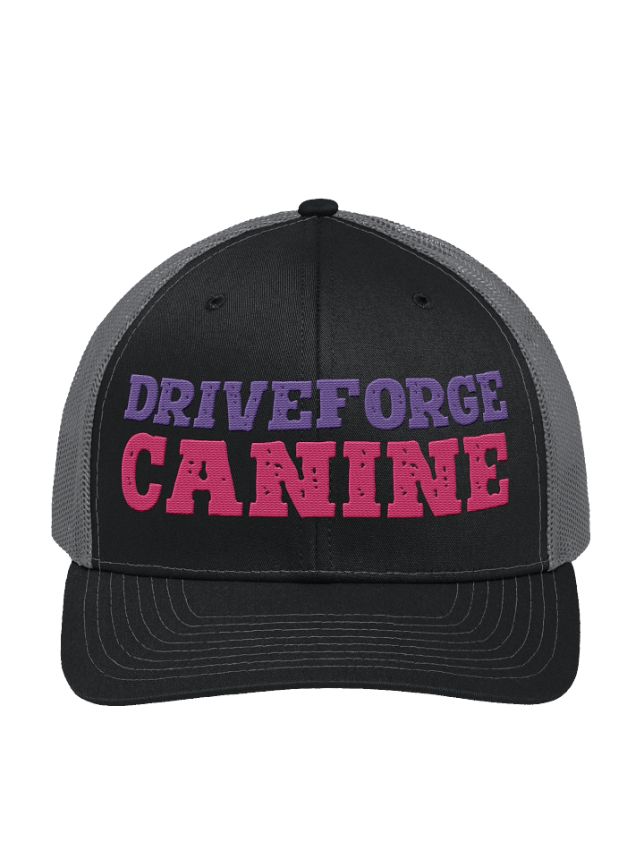 DriveForge Canine Pink & Purple Logo Trucker Hat product image (1)