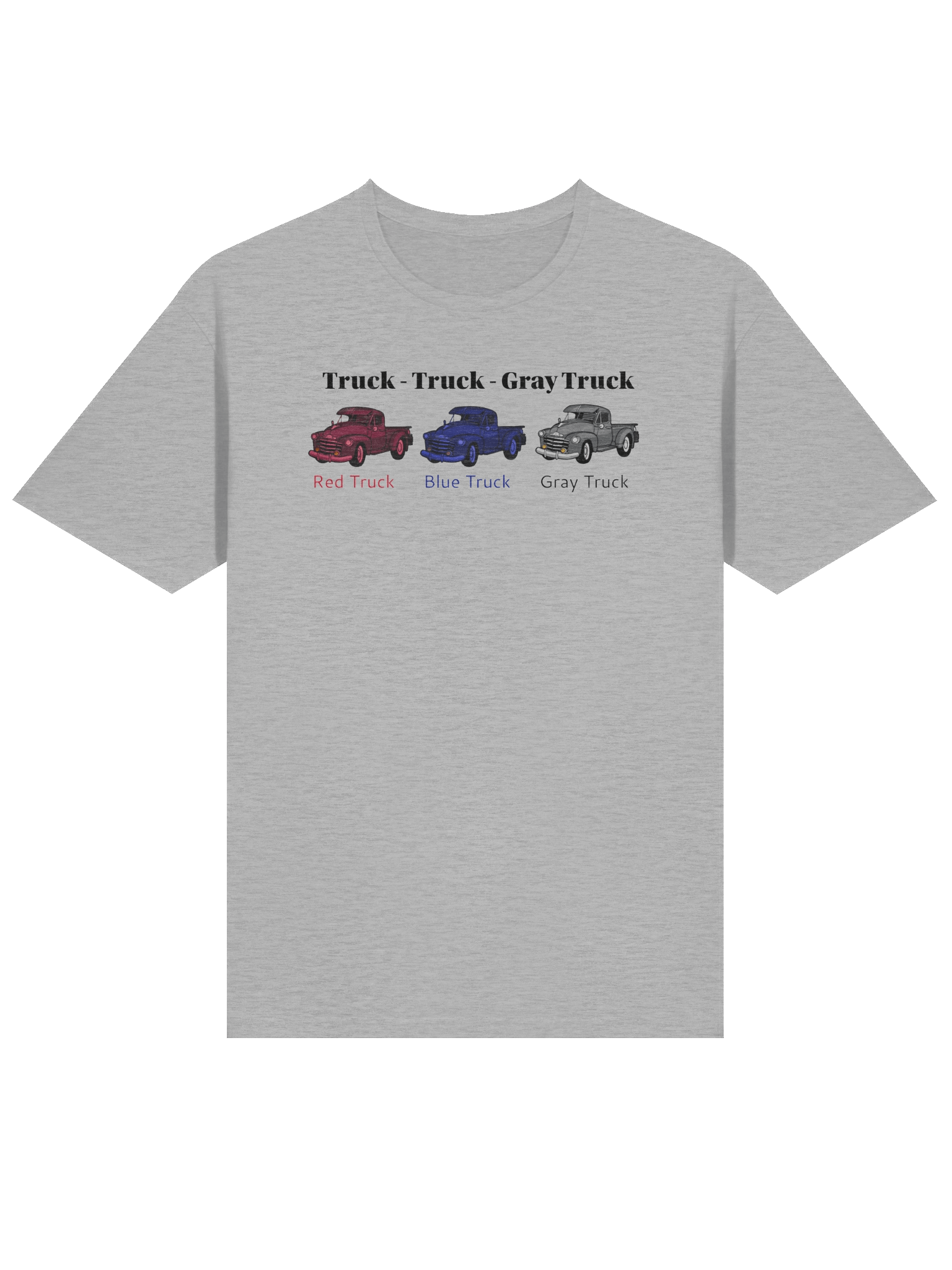 Truck Truck Gray Truck T-Shirt (unisex) product image (11)
