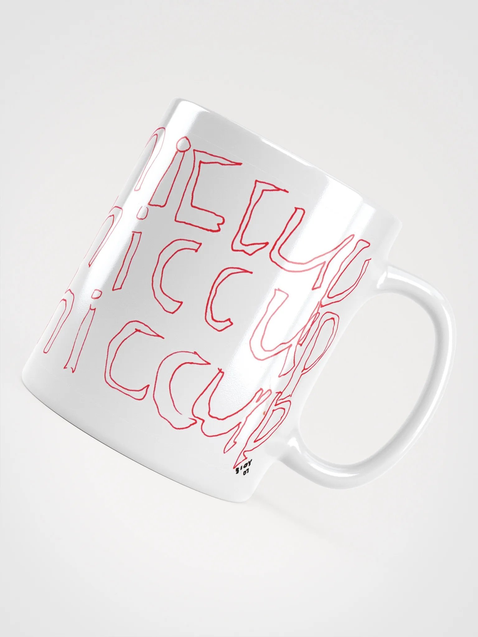 Hiccup White Glossy Mug product image (5)