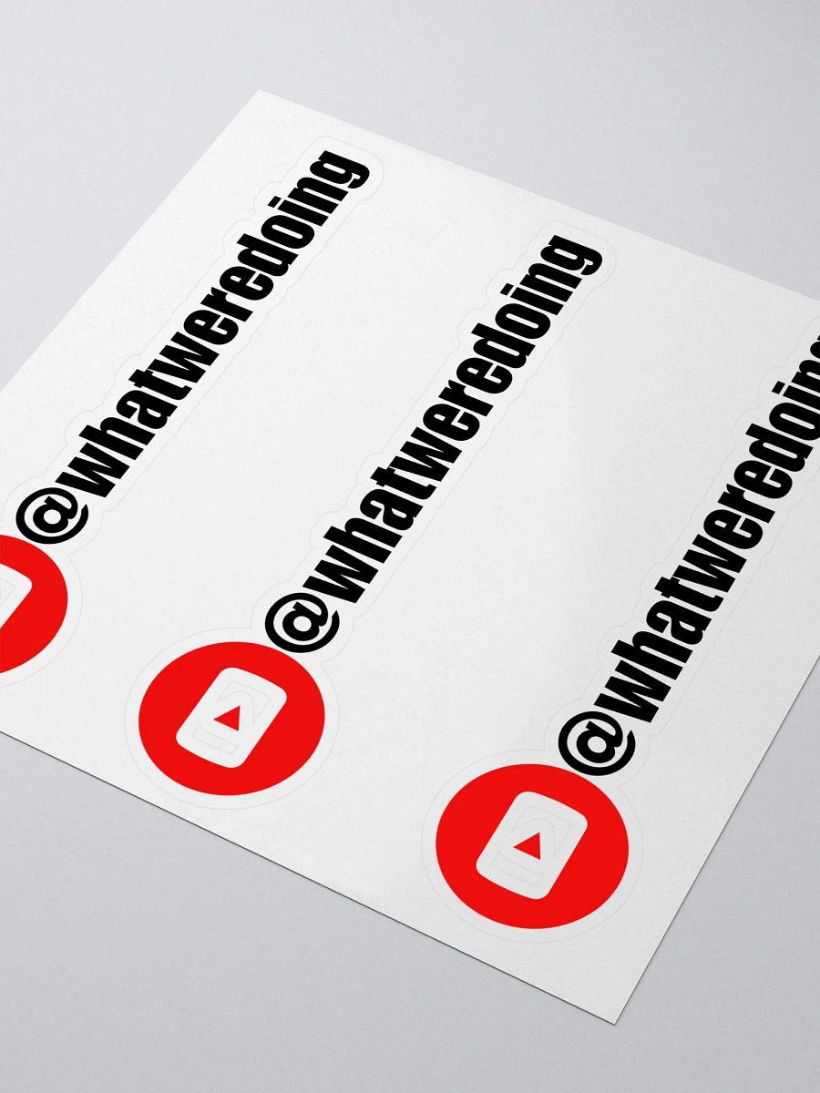 Spread the Word Stickers (Black) product image (3)