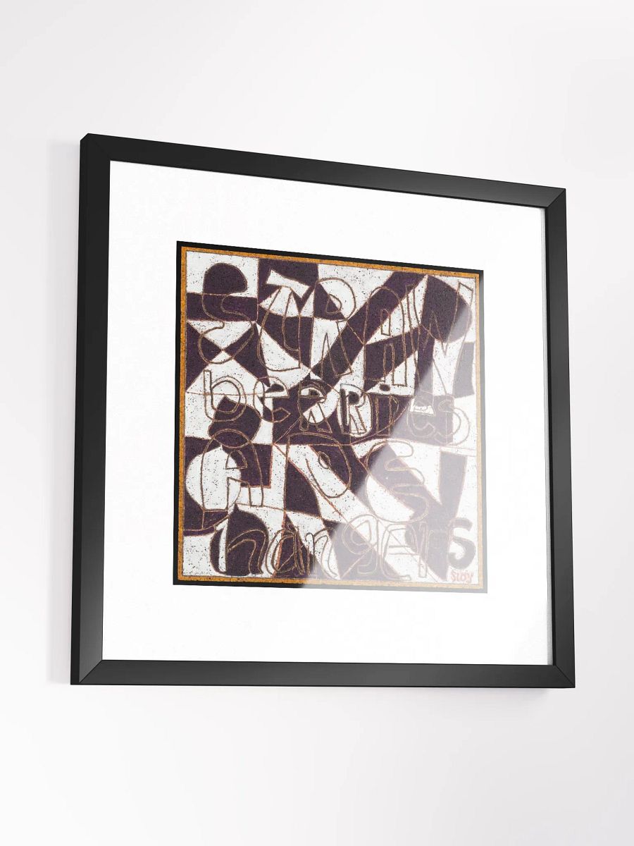 strawberries ape hangars print framed product image (3)