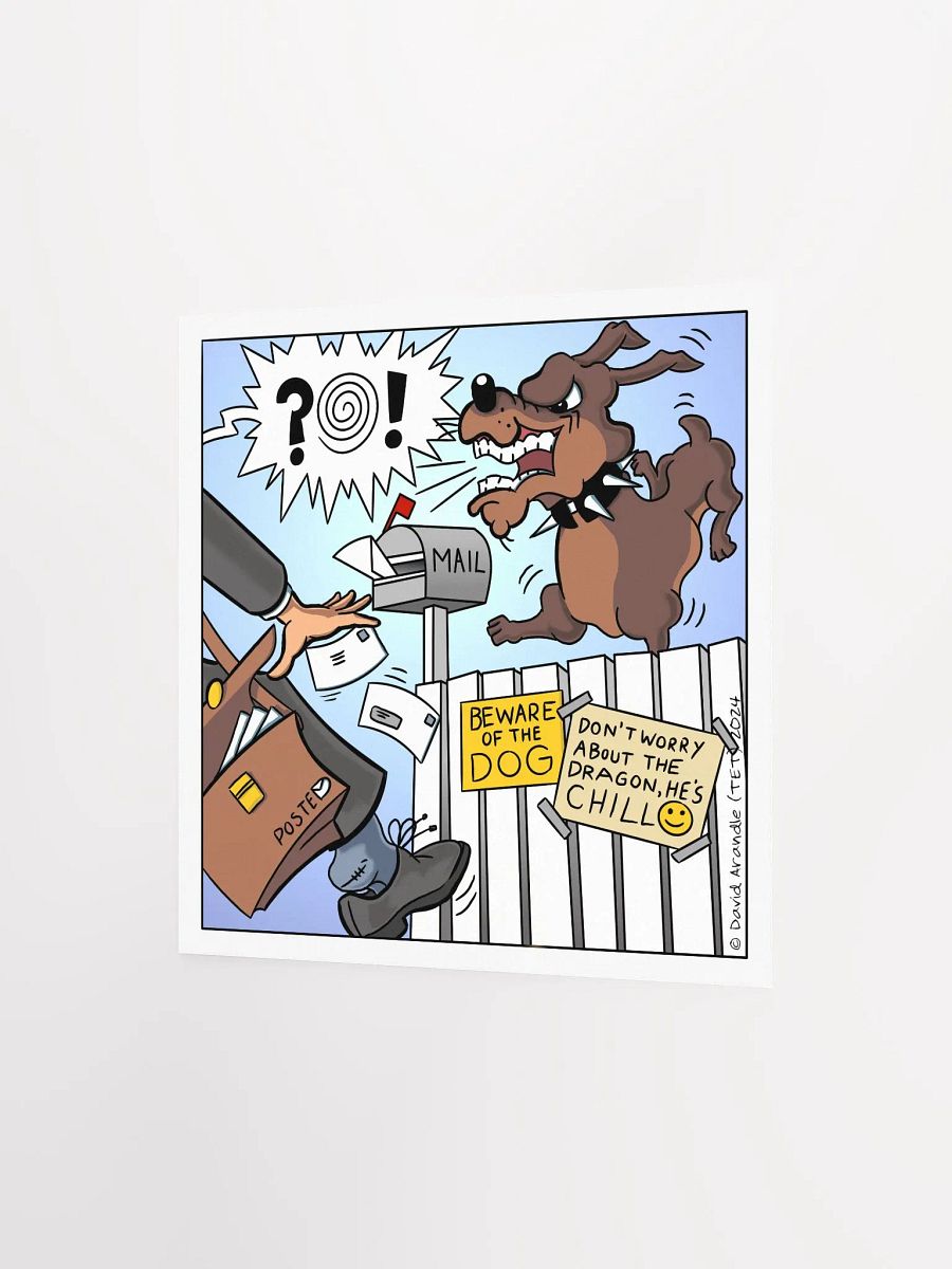 Beware of the Dog - Resident Dragon Poster product image (2)