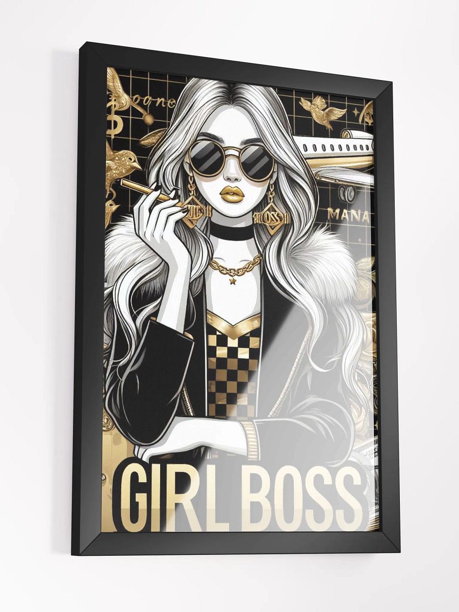 Rich Girl Code Girl Boss Golden Girl Wall Art product image (5)