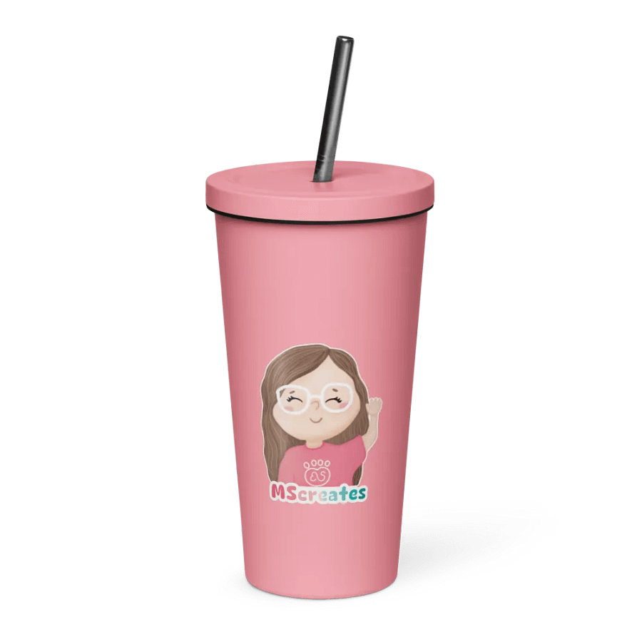 MScreates Tumbler with Straw product image (11)