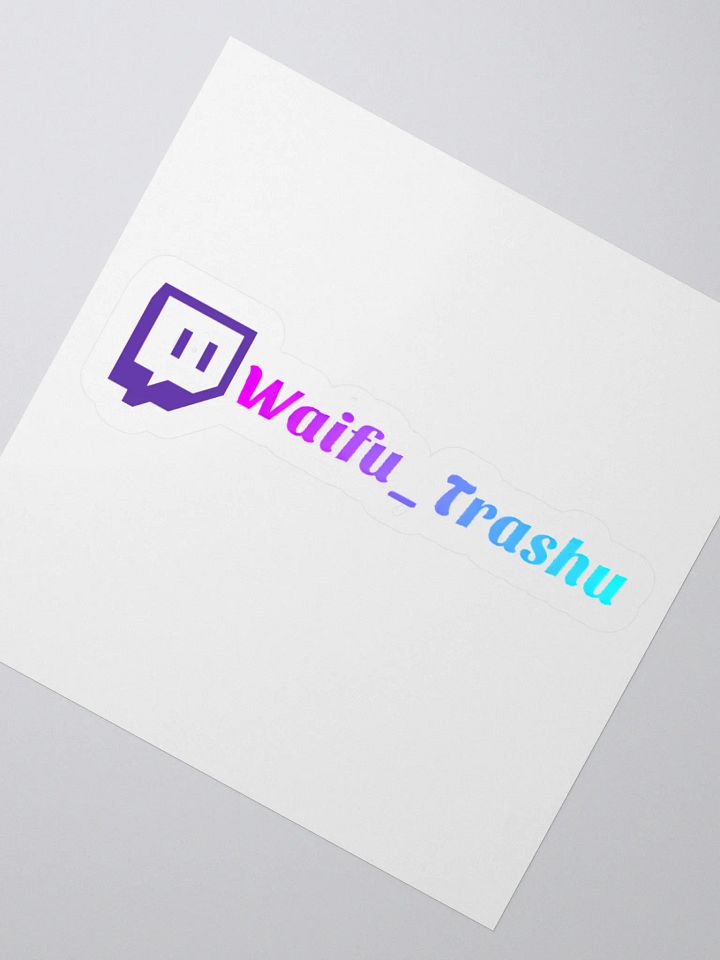 Waifu_Trashu Gradient Logo Stickers product image (5)