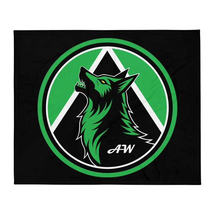 AlphaWolf Throw Blanket product image (1)