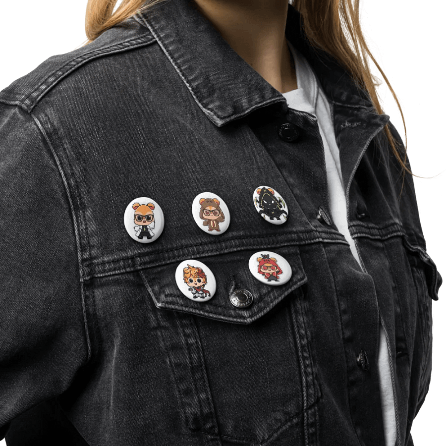 Kuma Cosplay Pins Set 001 product image (12)