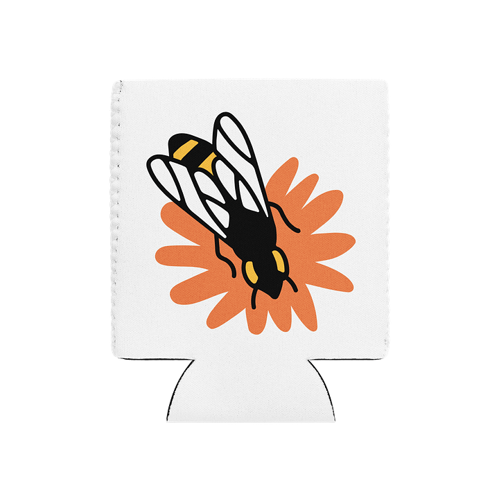 Buzzing Bee Coozie Can Cooler product image (1)