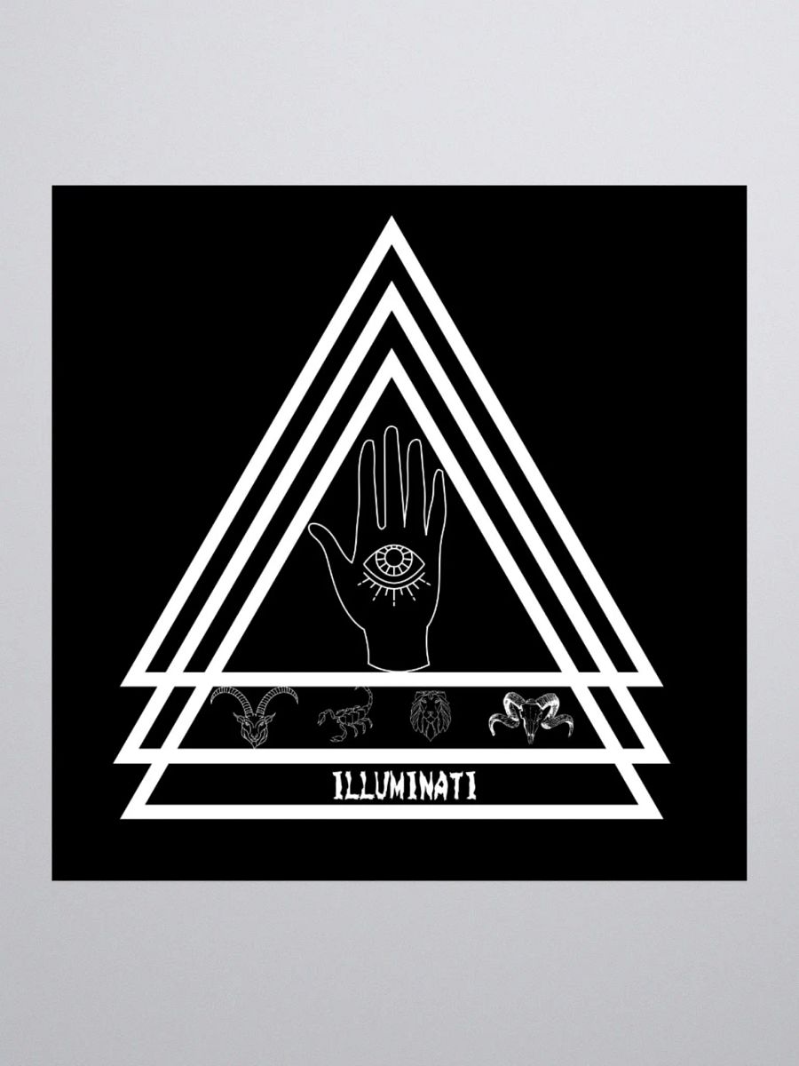 Illuminati Eye Kiss Cut Stickers product image (2)