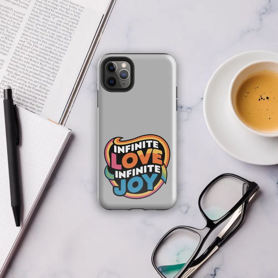 Infinite Love Infinite Joy Tough Case for Iphone (Grey) product image (6)