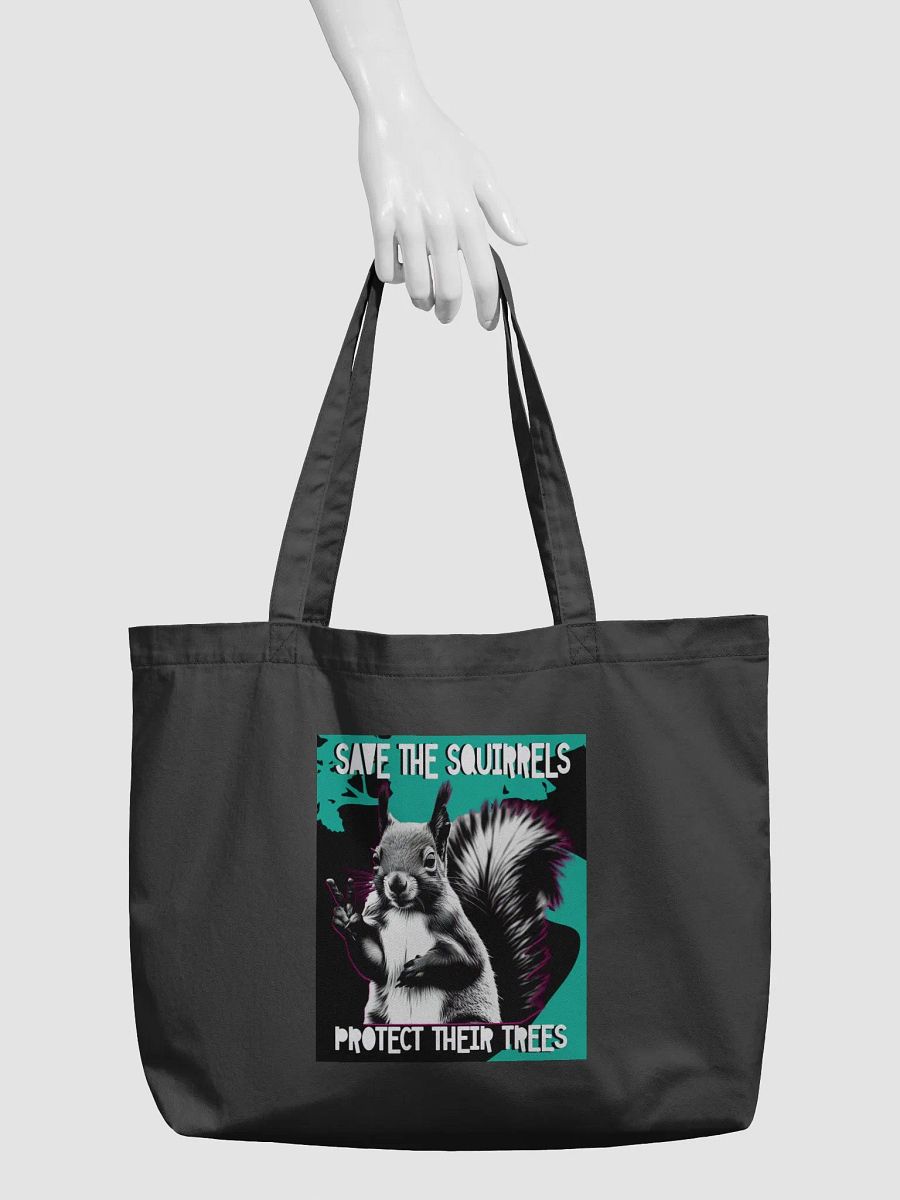 save the squirrels, protect their trees. Eco Tote product image (3)