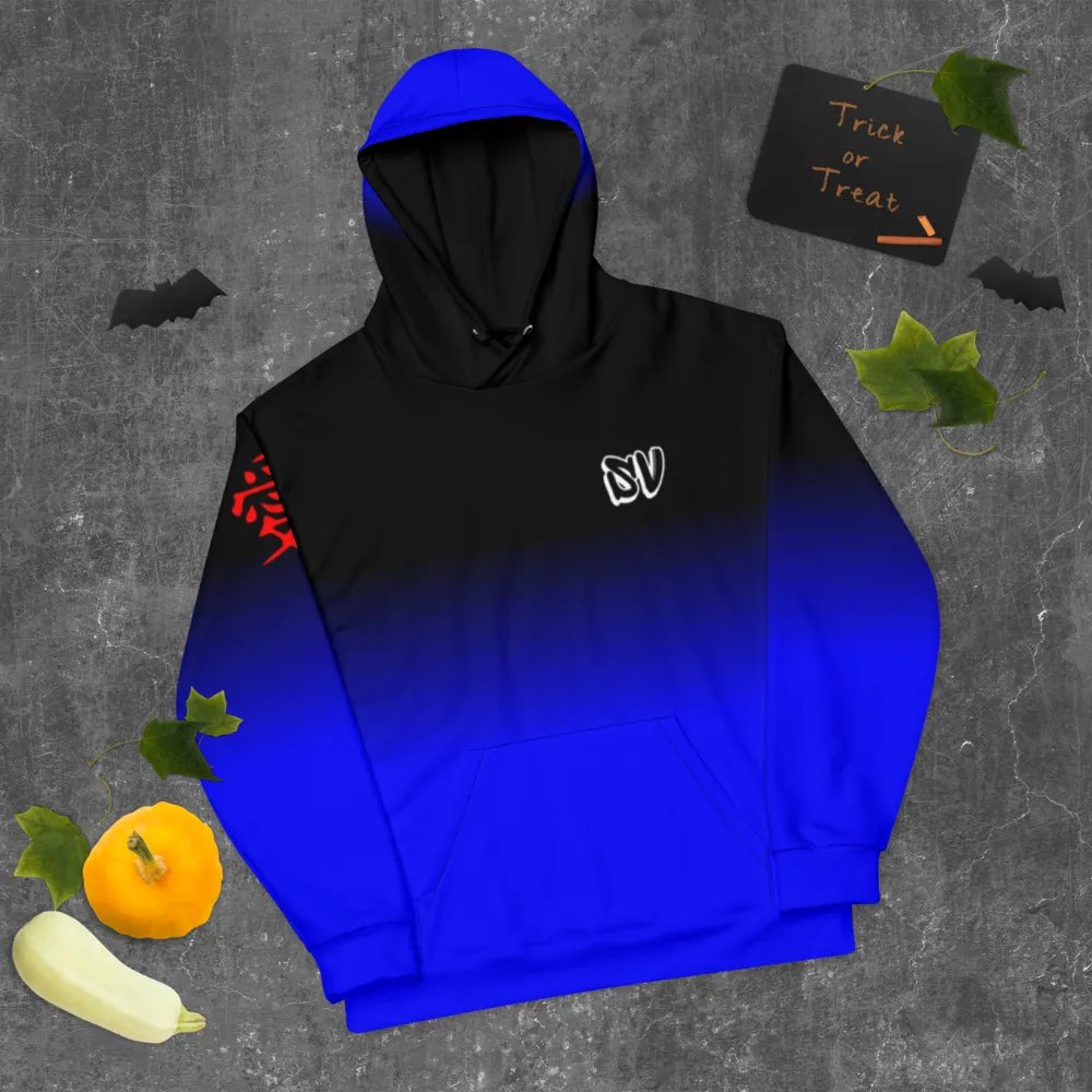 STRAIGHT VIBIN NEON COLOR FADE STYLE SHUKAKU + GAARA HOODIE product image (9)