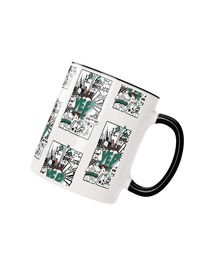 Shac-oholics Comic Blast Mug - Dark Green 